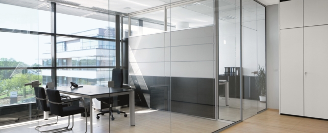 Glass Office Walls and Doors in Office Remodels
