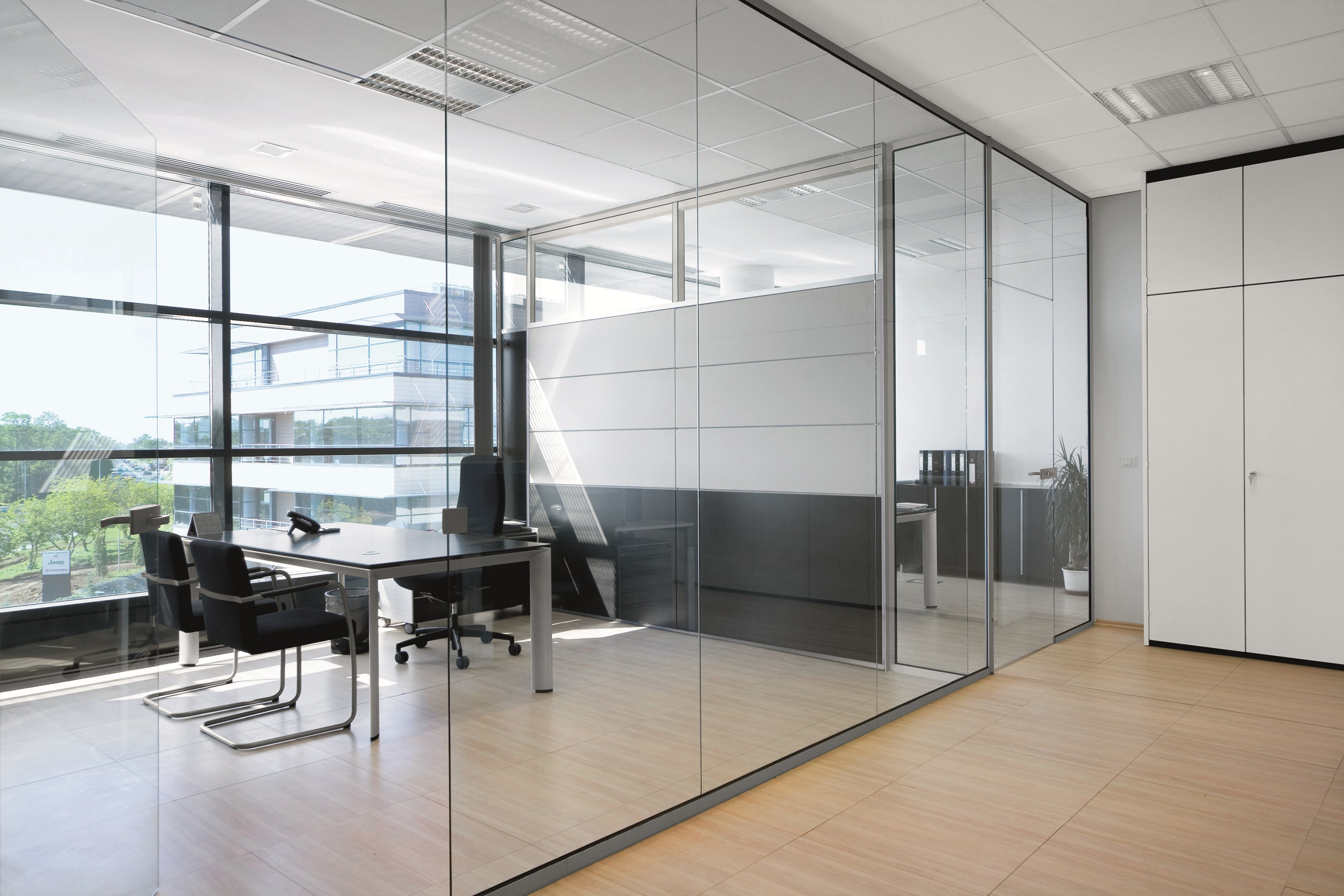 Glass Office Walls and Doors in Office Remodels